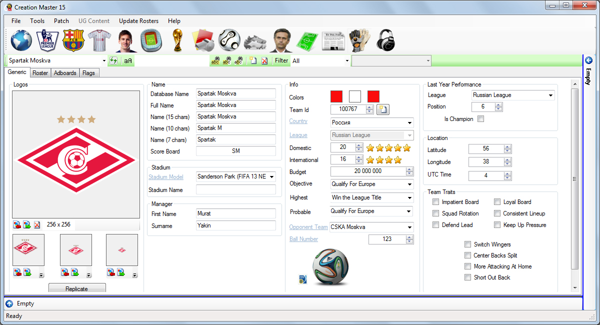Creation Master 15