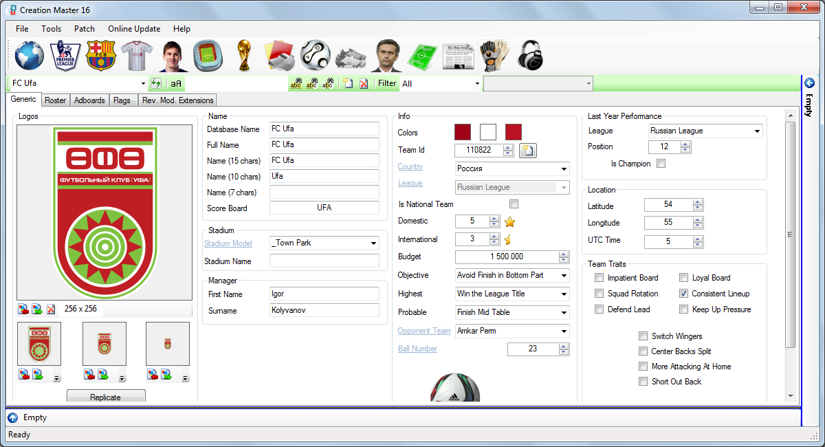 Creation Master 16